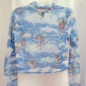 THAT ANGEL CROP TOP 👼 M-L